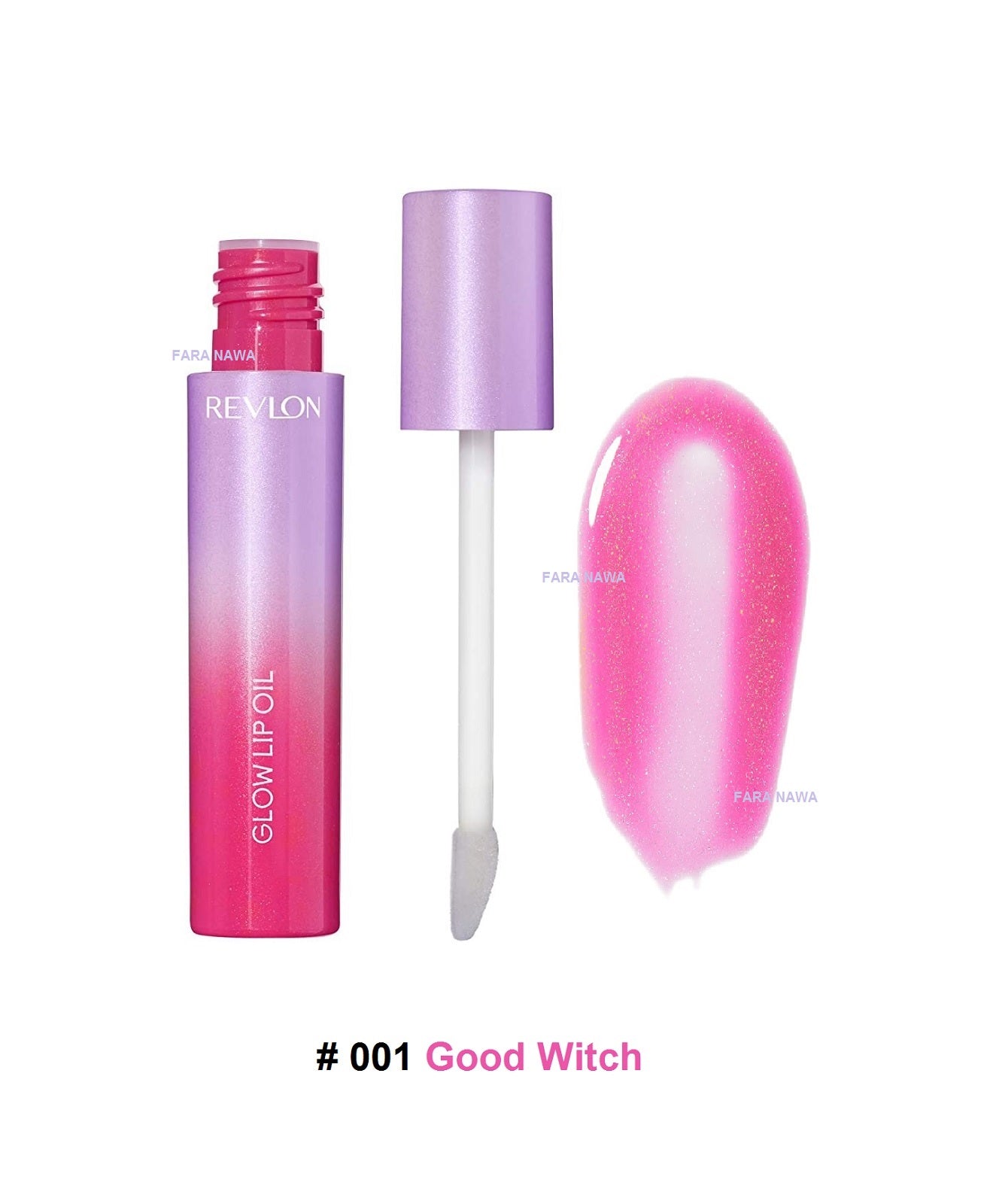 Revlon Crystal Aura Limited Edition Glow Lip Oil, Lip Gloss