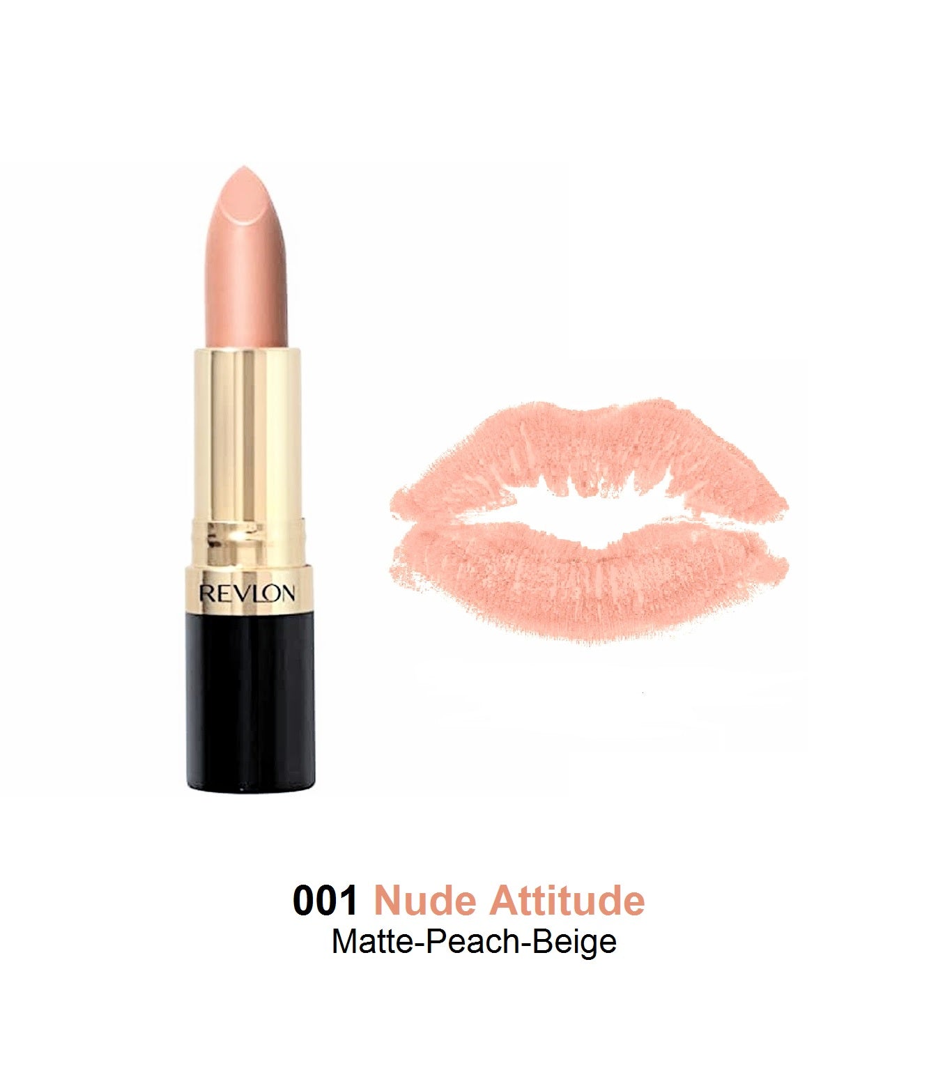 Revlon Super Lustrous Lipstick, # 001 Nude Altitude to 325 Toast Of New York