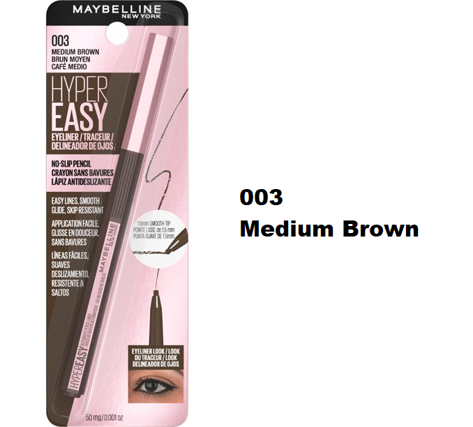 Maybelline Eye studio Hyper Easy No Slip Pencil Eyeliner,