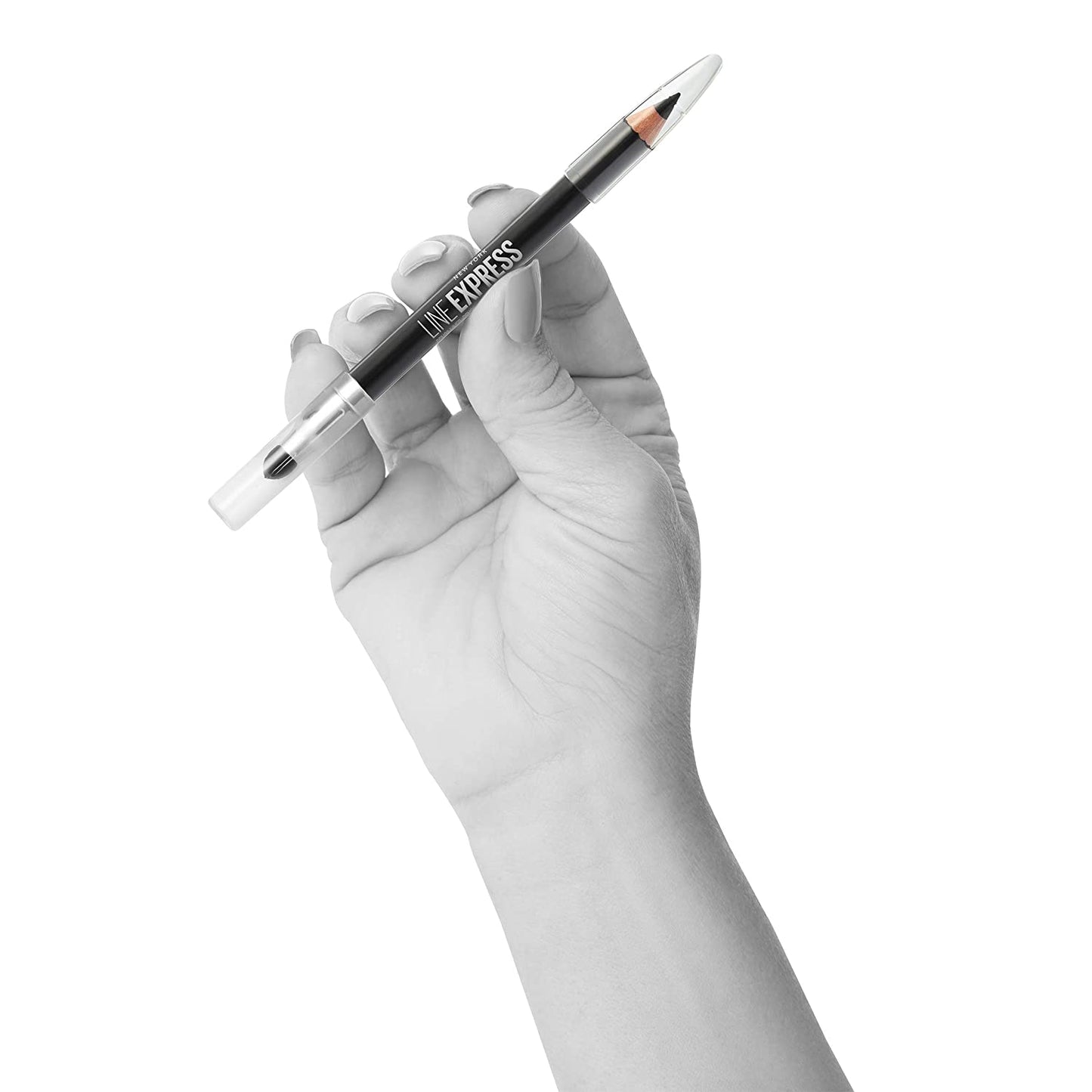Maybelline Line Express Sharpenable Wood Pencil with Built-In Blending Eyeliner,