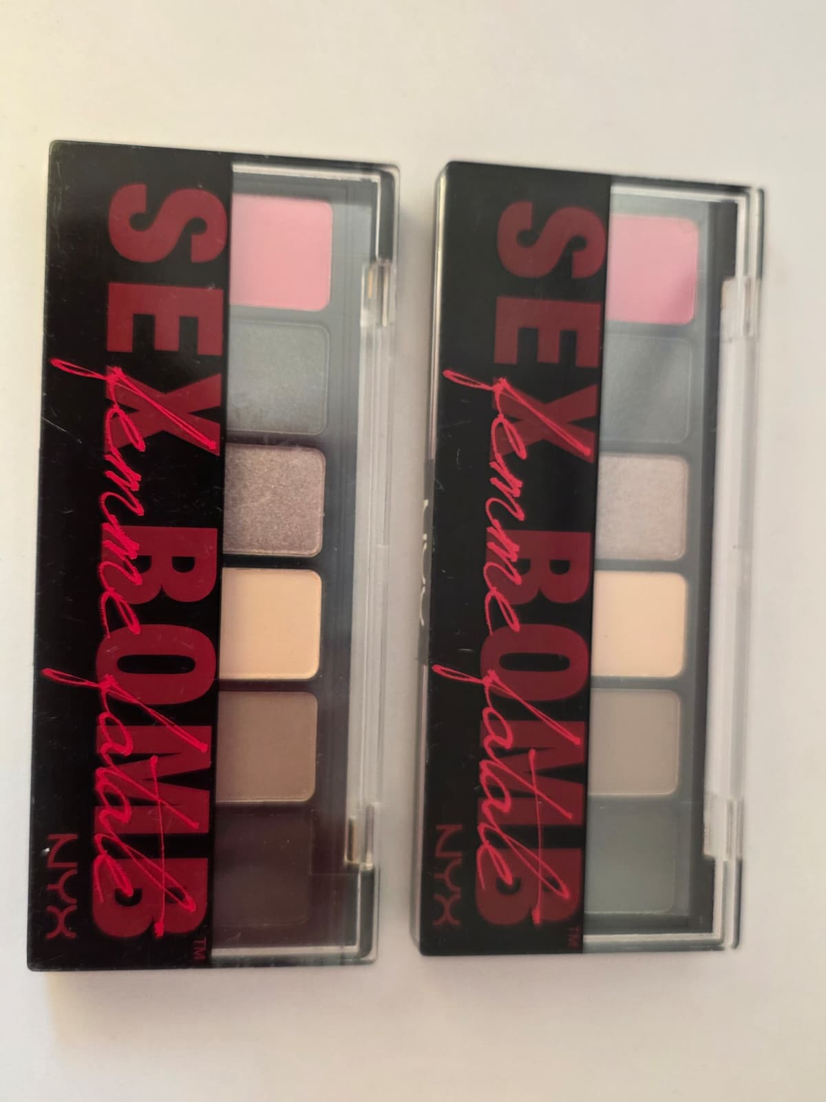 2X NYX Shadow Palette, The Sex Bomb Femme Fatale, TSB01