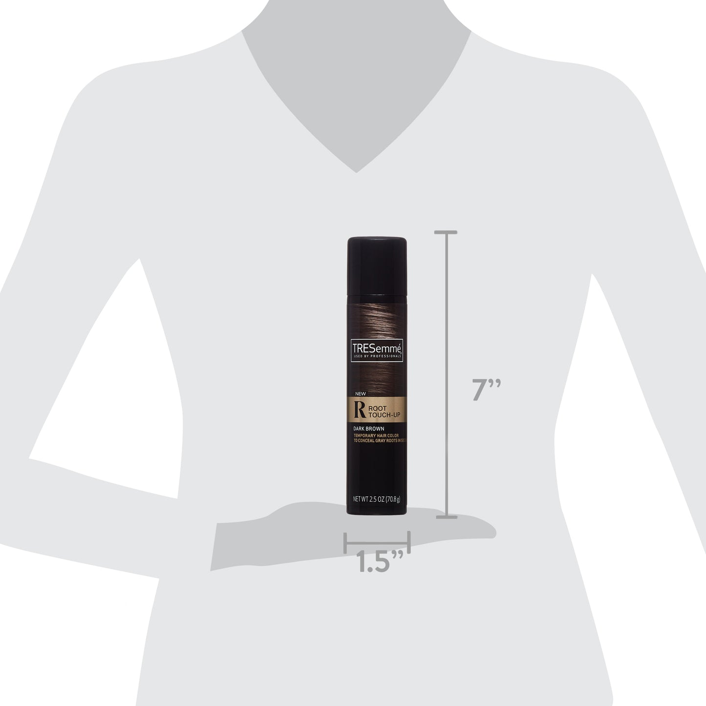 Tresemme Root Touch-Up, Temporary Color Hairspray, 2.5 oz