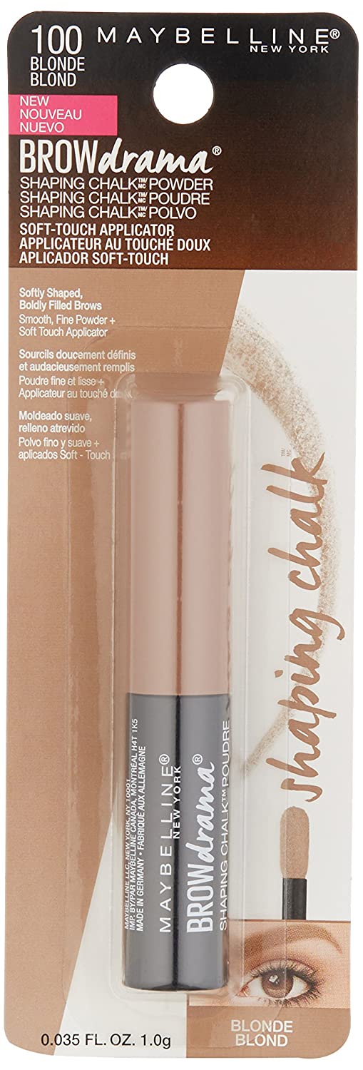 Maybelline New York Brow Drama Shaping Chalk Powder,