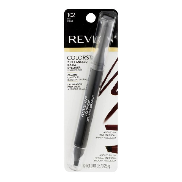 Revlon ColorStay 2 in 1 Angled Kajal Eyeliner,