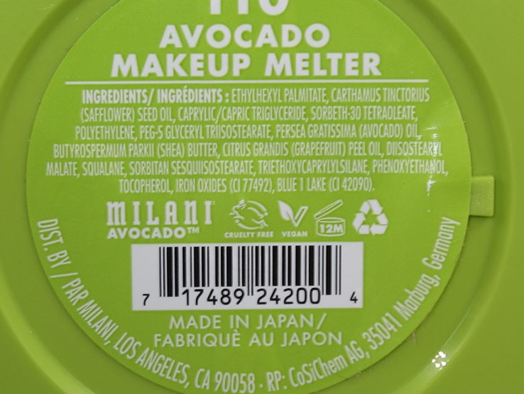 Milani Skin Fresh Avocado Makeup Melter Cleansing Balm - 1.59 oz