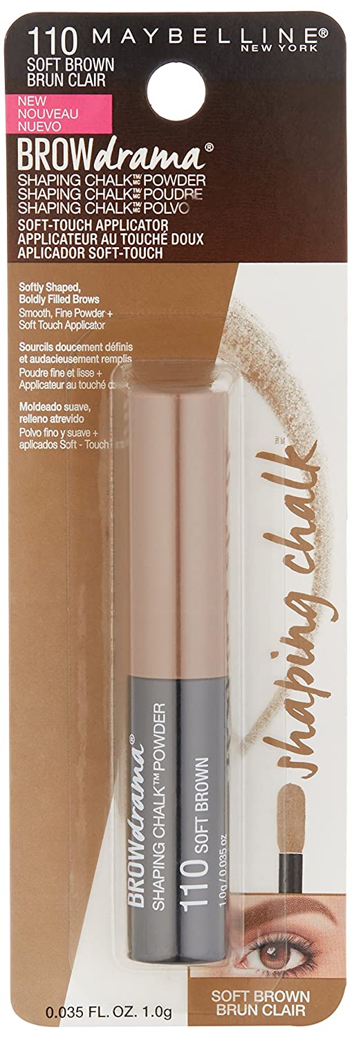 Maybelline New York Brow Drama Shaping Chalk Powder,