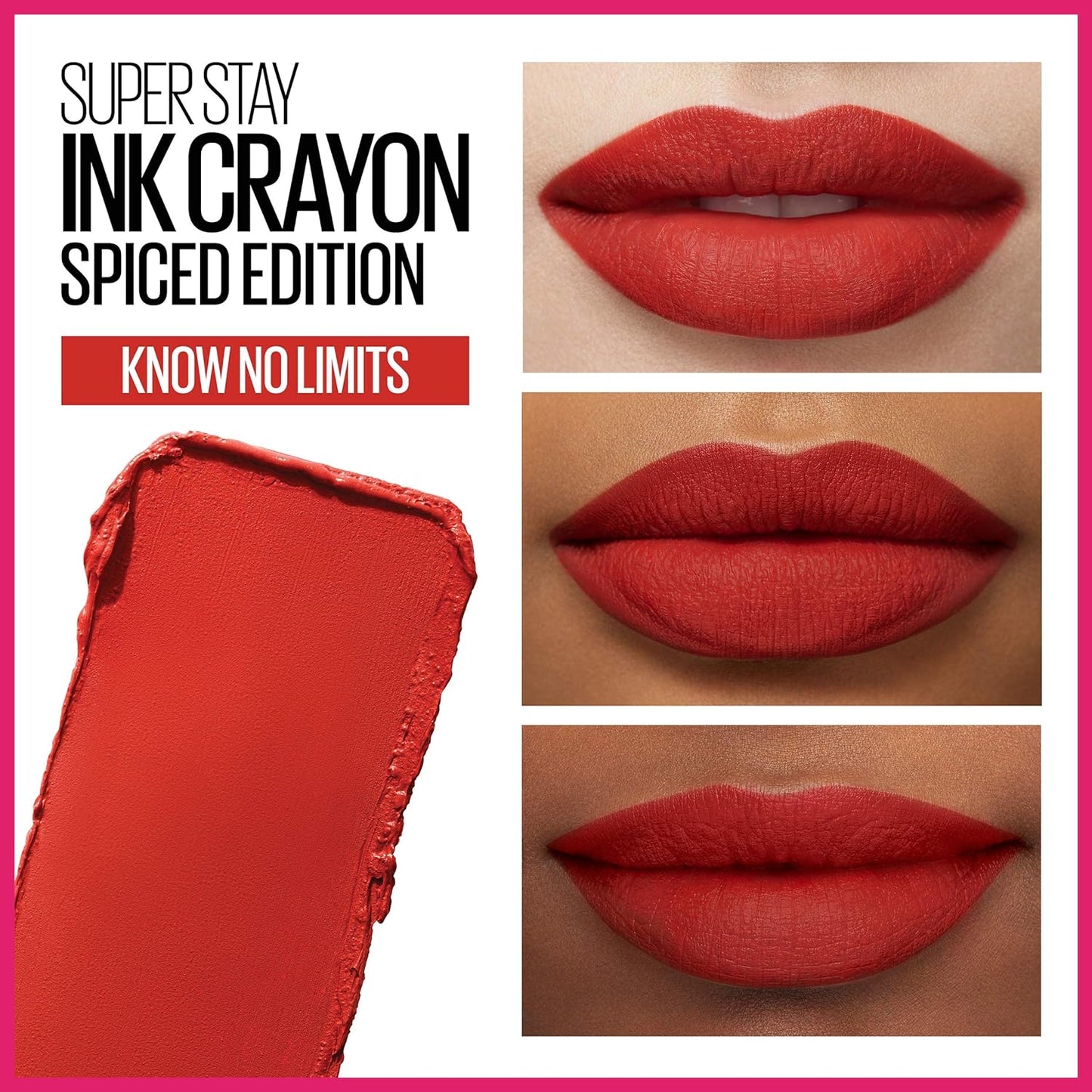 Maybelline SuperStay Ink Crayon Matte Lipstick,