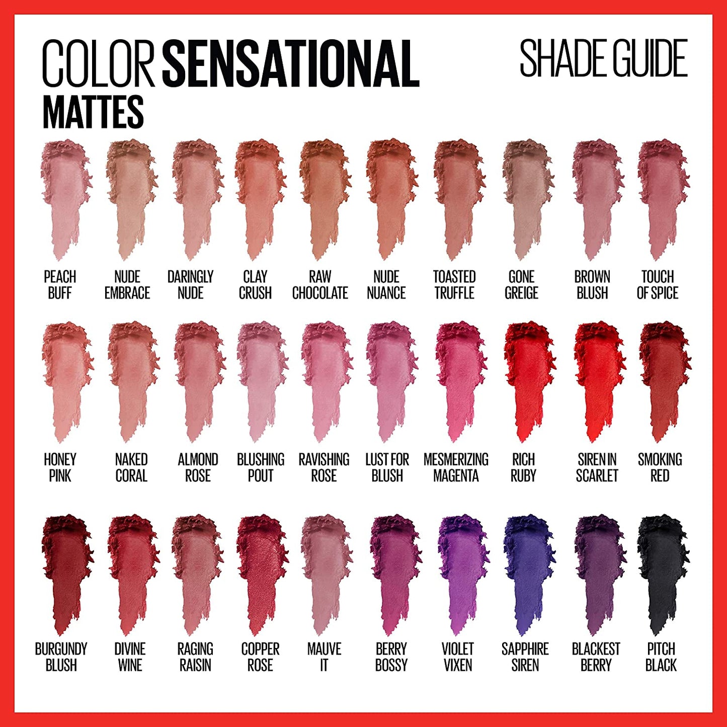 Maybelline NEW YORK Color Sensational Lipstick, 515 Coral Crush