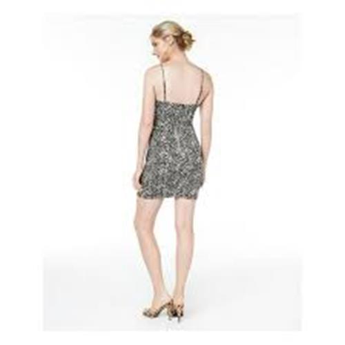 Teeze Me Juniors' Animal-Print Bodycon Dress,