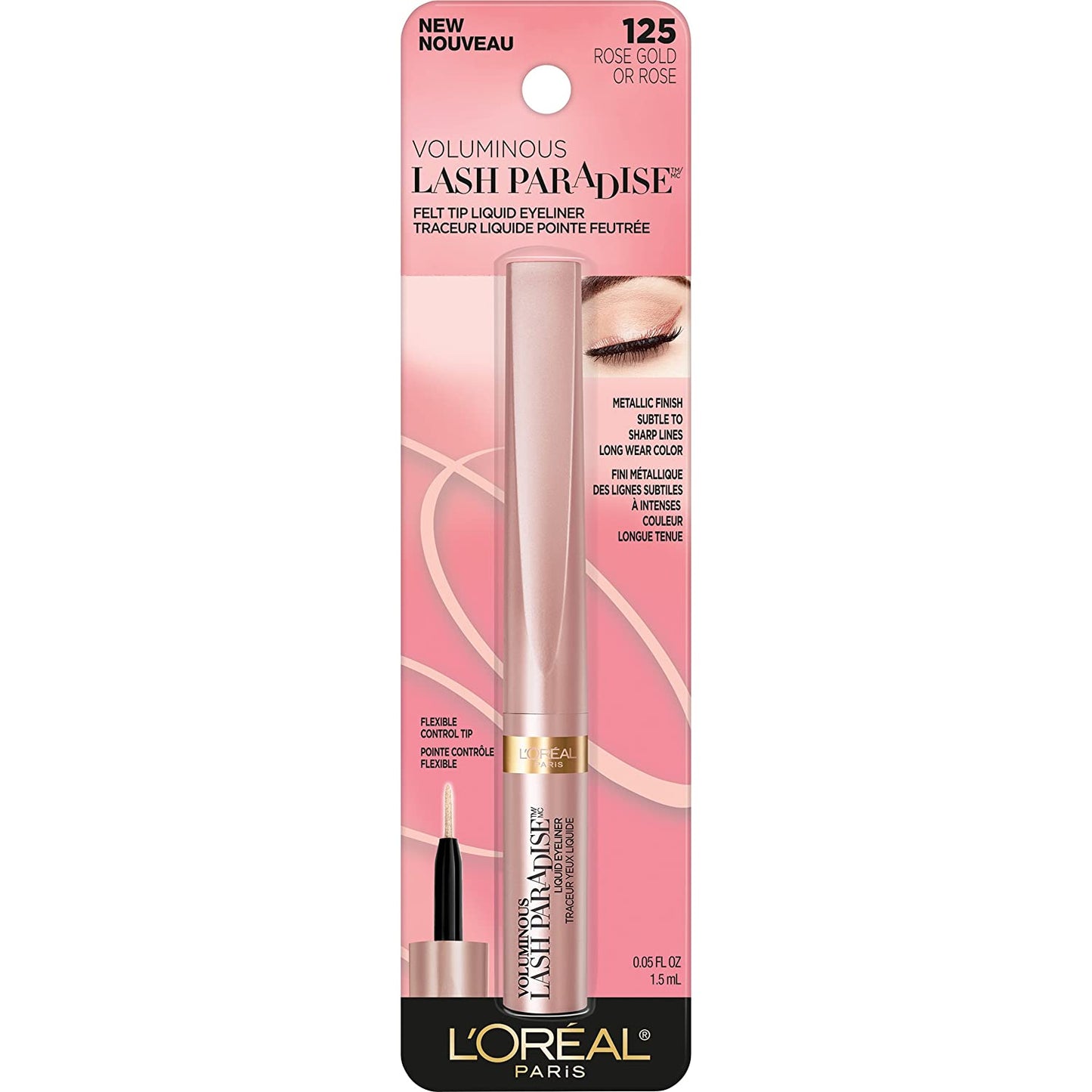 L'Oreal Paris Cosmetics Voluminous Lash Paradise Liquid Eyeliner,