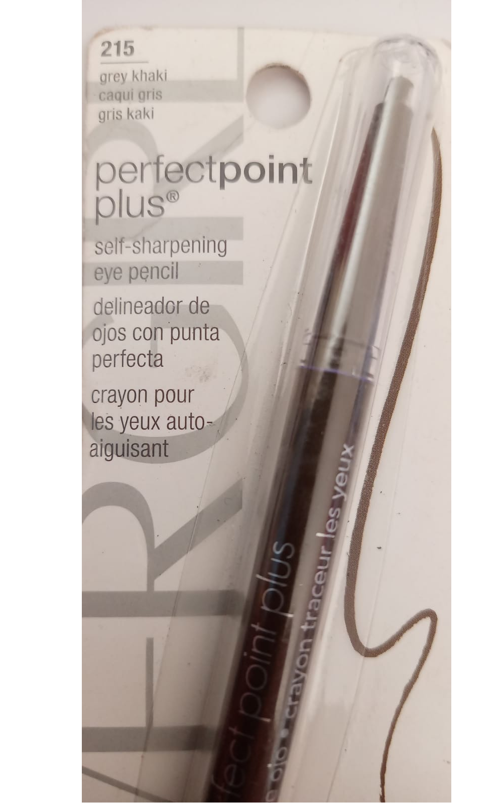 CoverGirl perfect point plus self sharpening eye pencil, 215 Grey Khaki