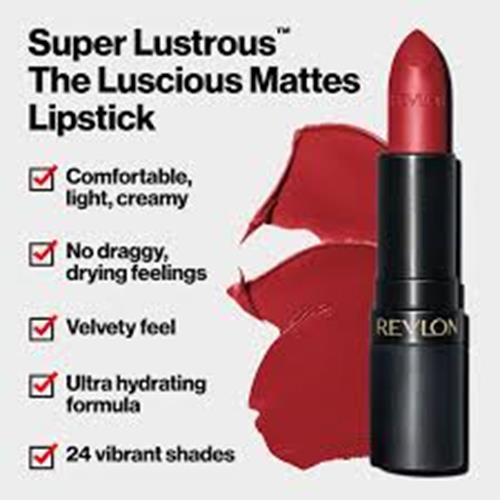 Revlon Super Lustrous Moisturizing Matte Lipstick,