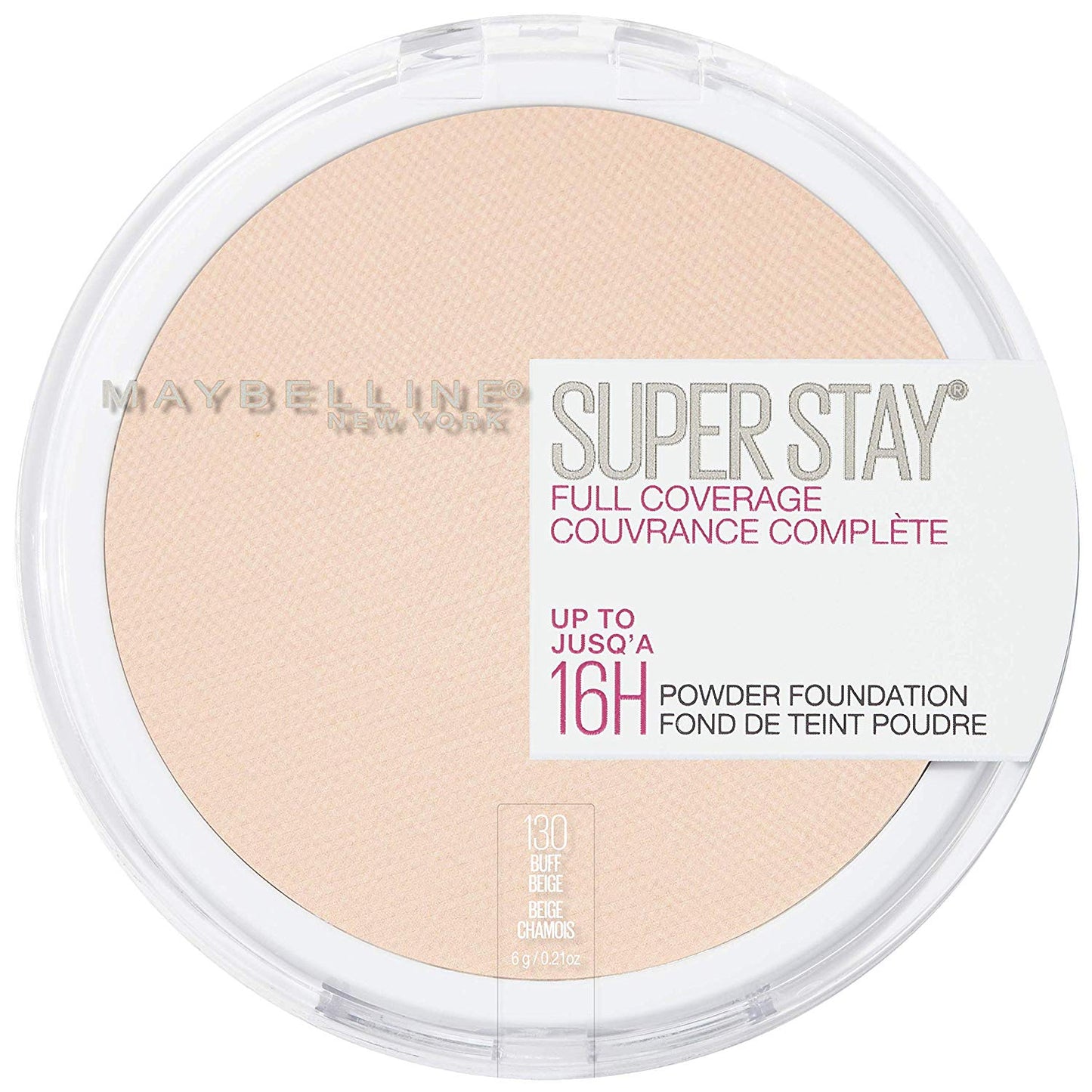 Maybelline Super Stay Full Coverage Powder Foundation, Matte Finish,