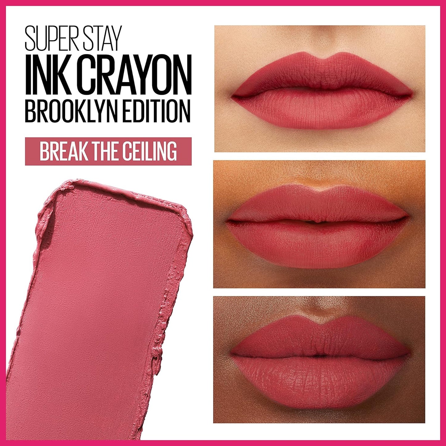 Maybelline SuperStay Ink Crayon Matte Lipstick,