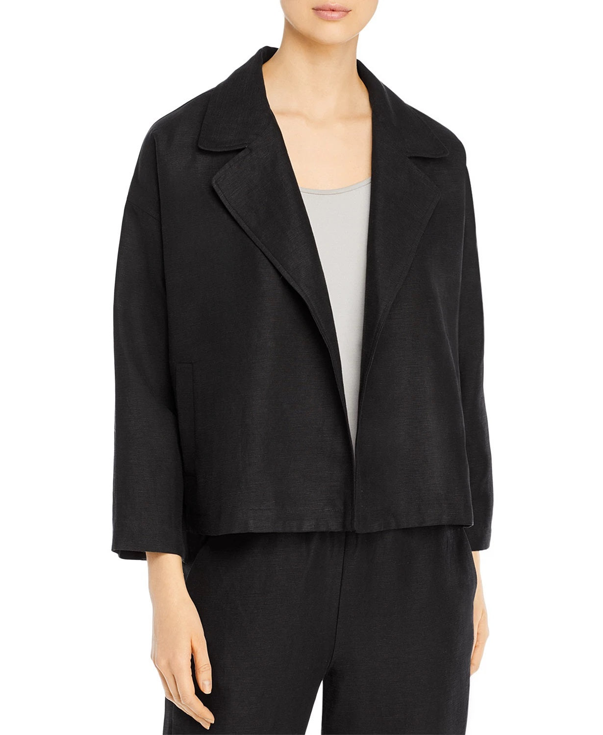 Eileen Fisher Women's Drape Front Jacket,