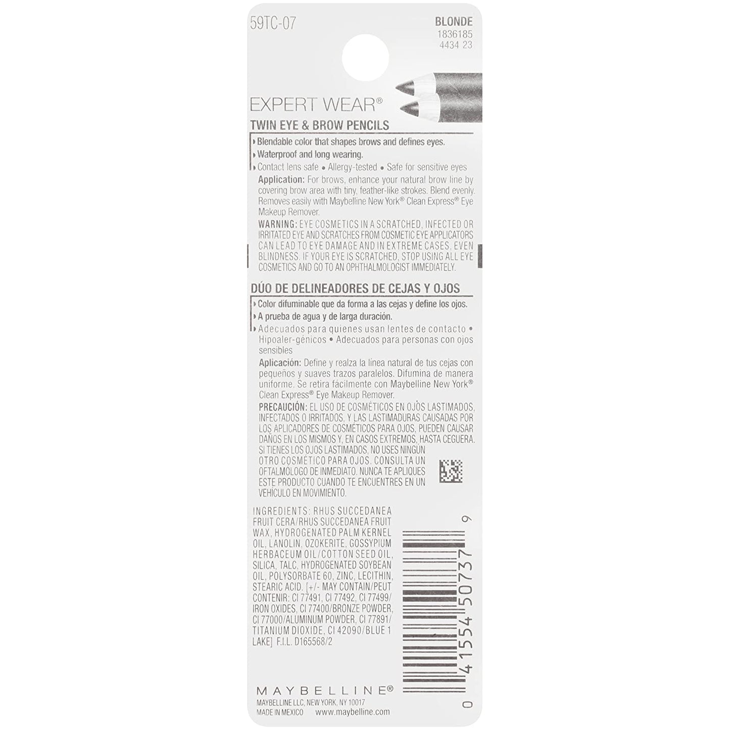 Maybelline Expert Wear Twin Brow and Eye Pencils,