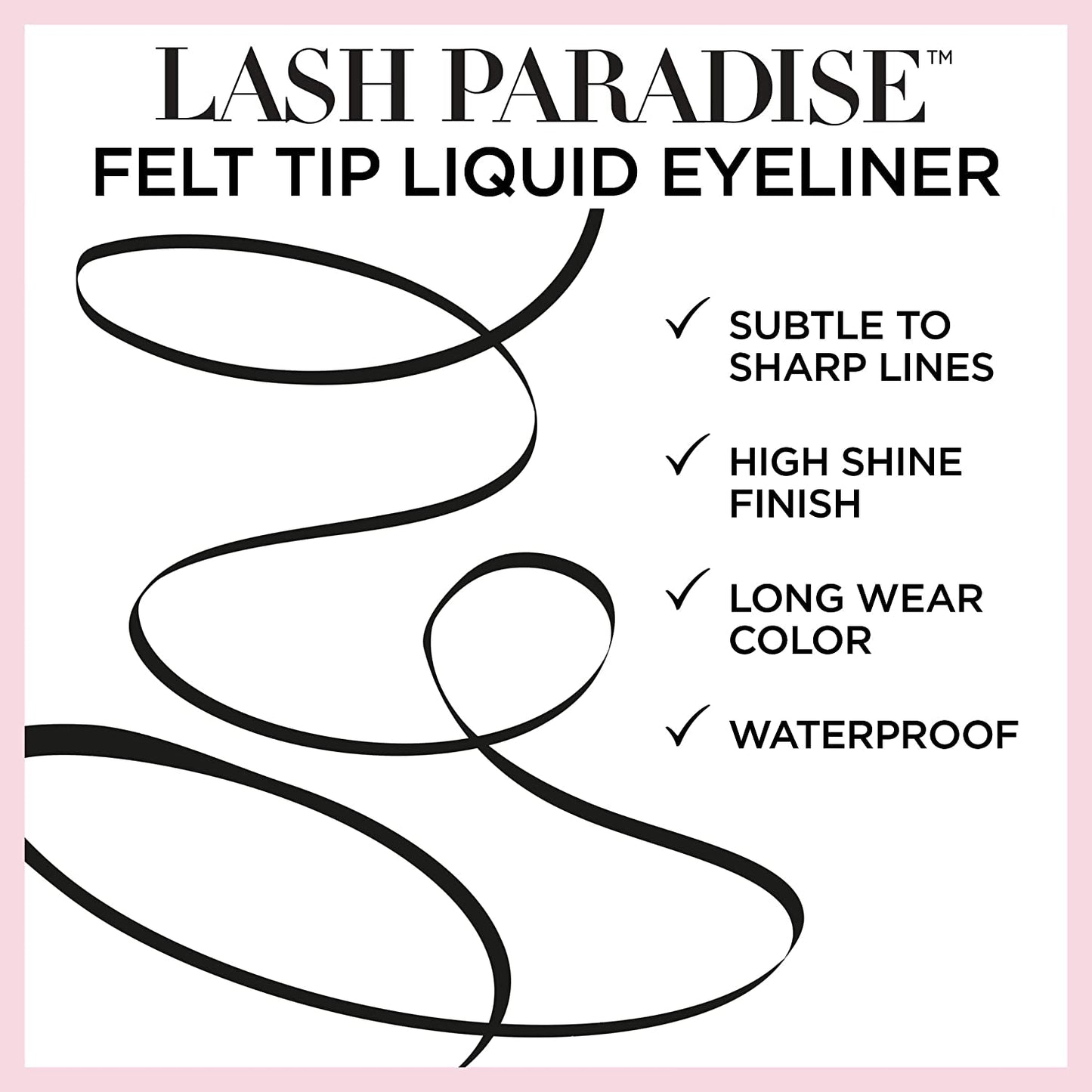 L'Oreal Paris Cosmetics Voluminous Lash Paradise Liquid Eyeliner,