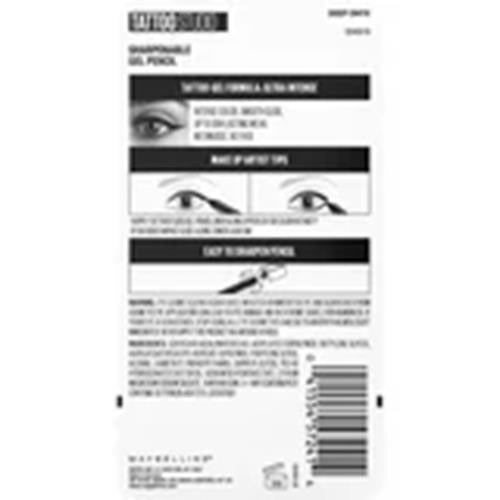 Maybelline Tattoo Studio Sharpenable Gel Pencil Longwear Eyeliner,