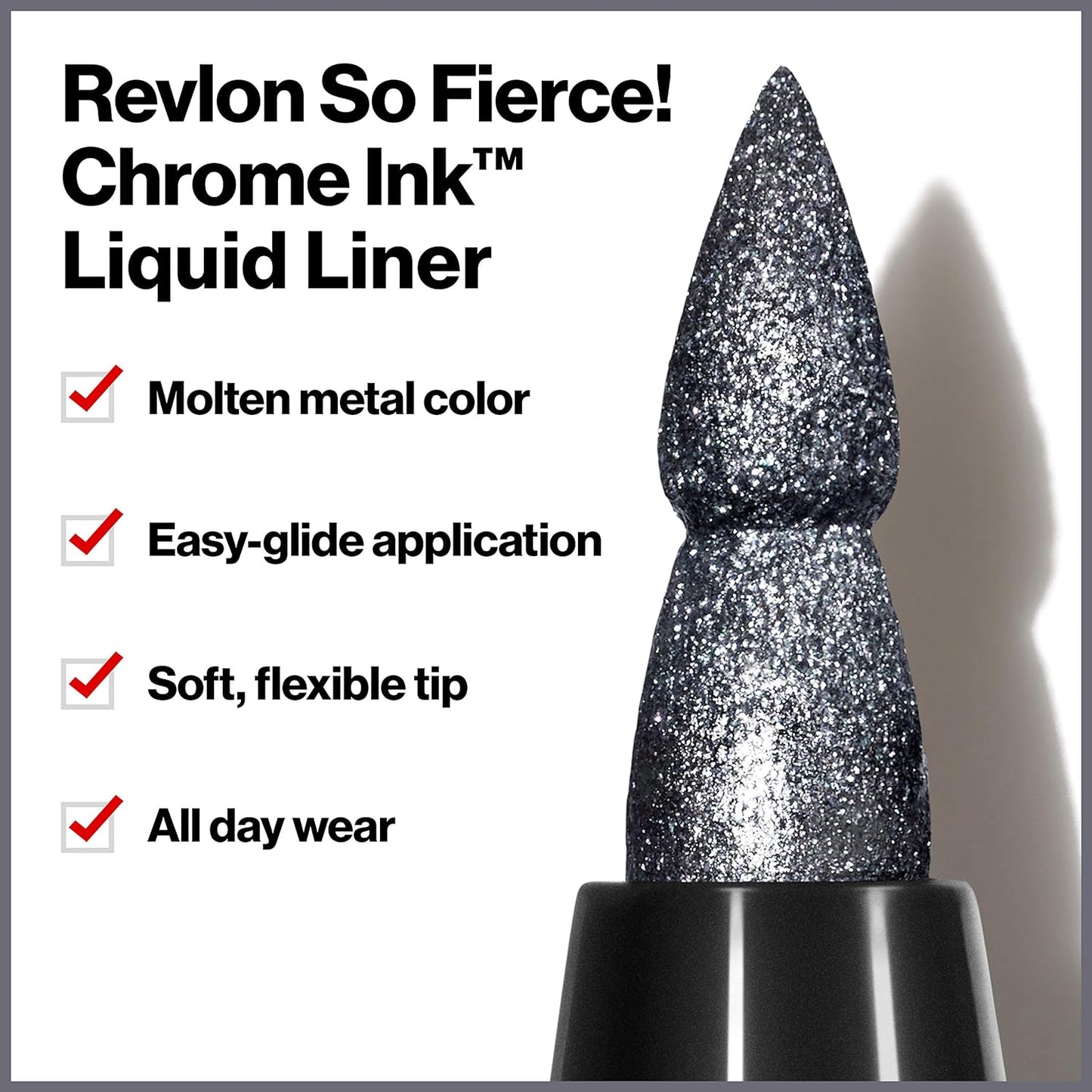 Revlon So Fierce! Chrome Ink Liquid Eyeliner Pen,
