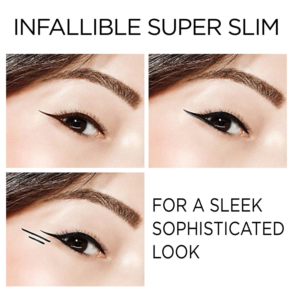 L'Oreal Paris Infallible Super Slim Long Lasting Liquid Eyeliner,