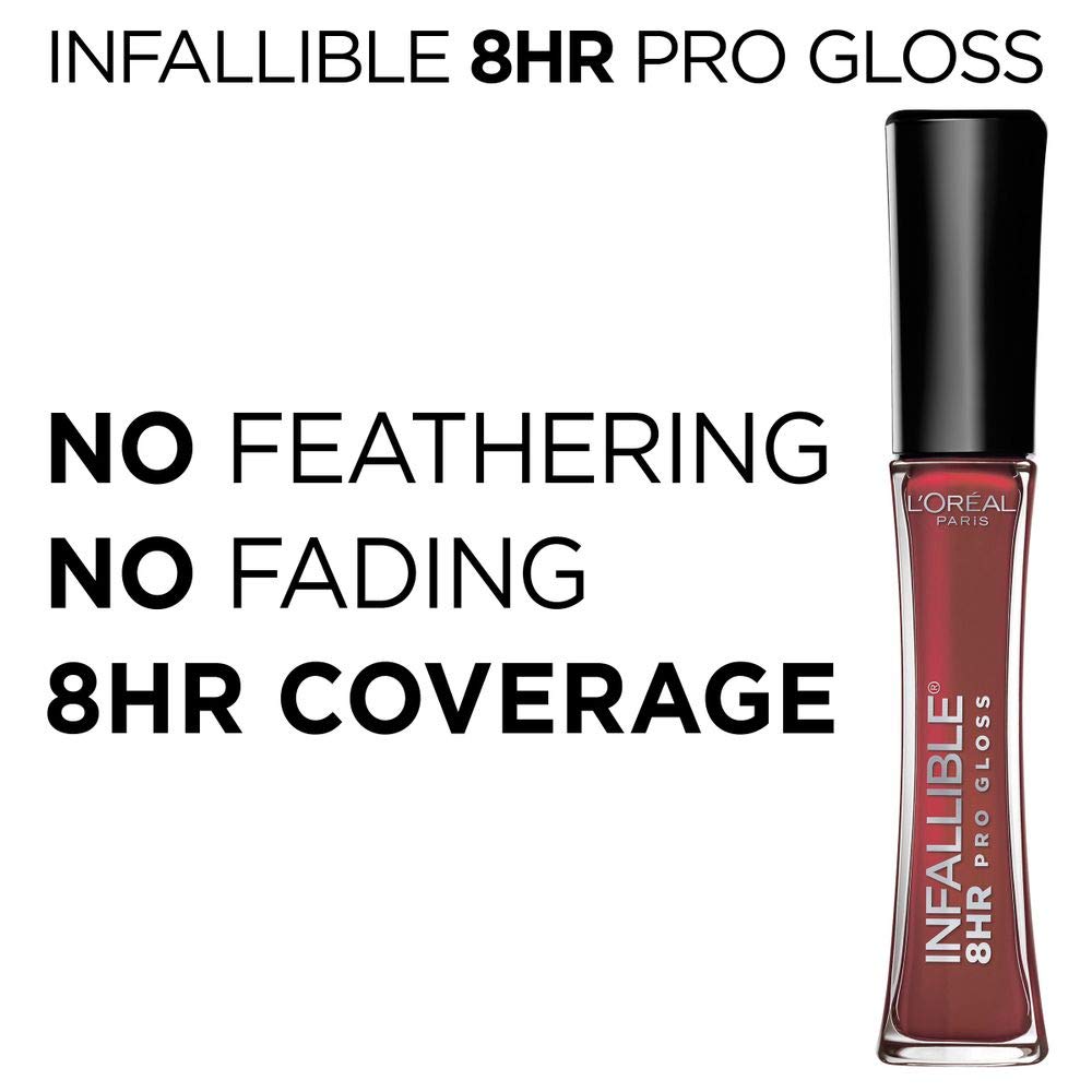 L’Oreal Paris Makeup Infallible 8 Hour Hydrating Lip Gloss,