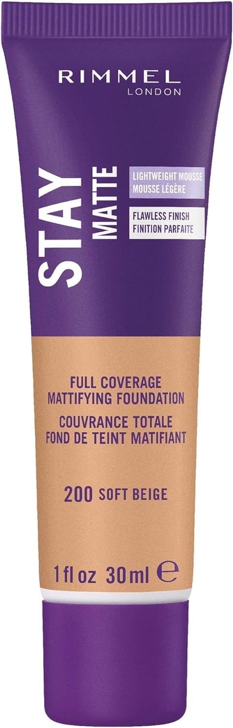 Rimmel London Stay Matte Liquid Mousse Foundation,