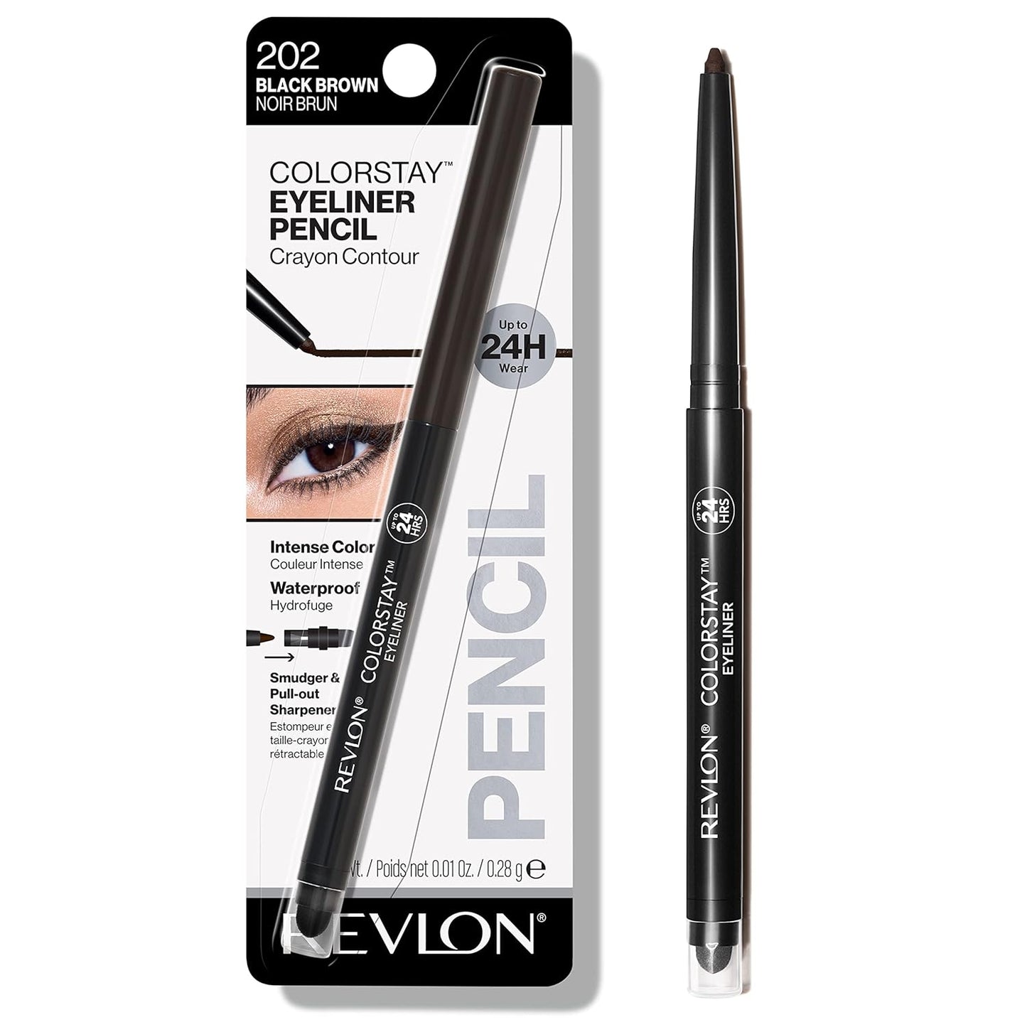 Revlon ColorStay Eye Liner Wears Up To 24 Hours Waterproof Eyeliner,