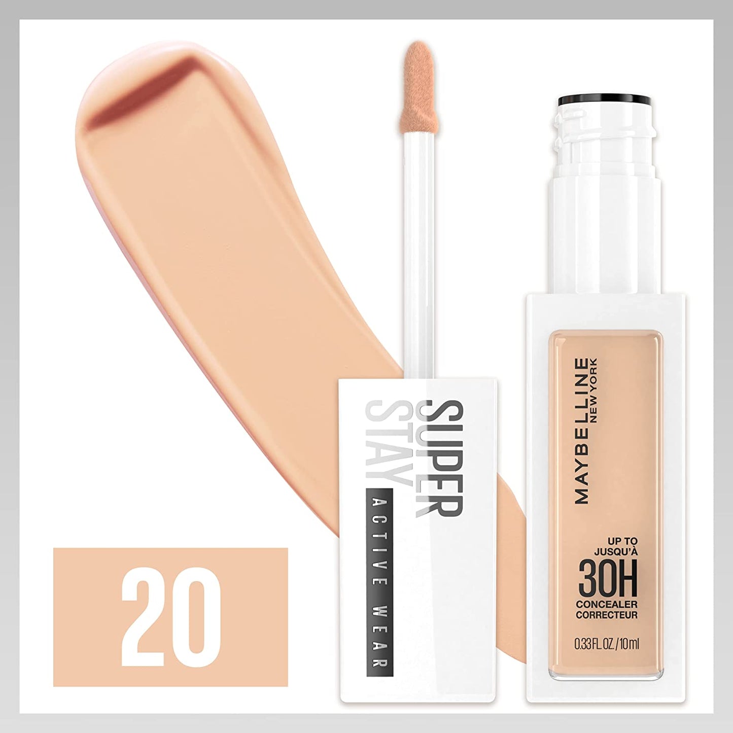Maybelline Super Stay Longwear Liquid Concealer, Up to 30HR Wear,