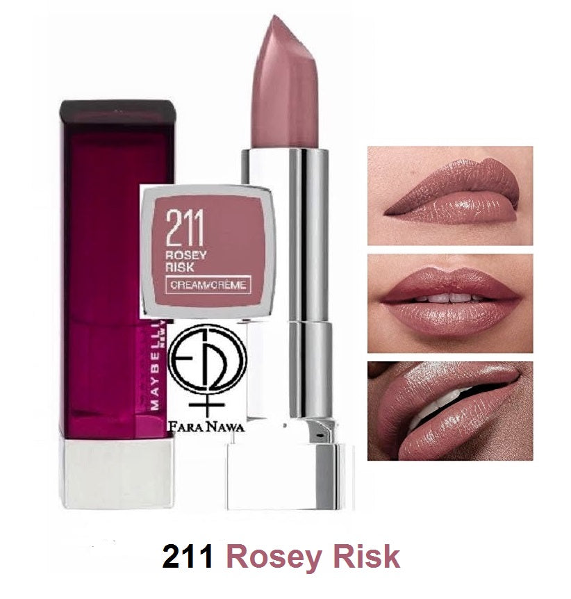 Maybelline NEW YORK Color Sensational Lipstick, 200 Rose Embrace - 295 BRONZED