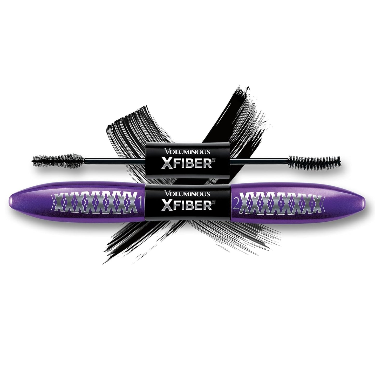 L'Oreal Paris Voluminous X Fiber Washable Mascara, 215 Blackest Black