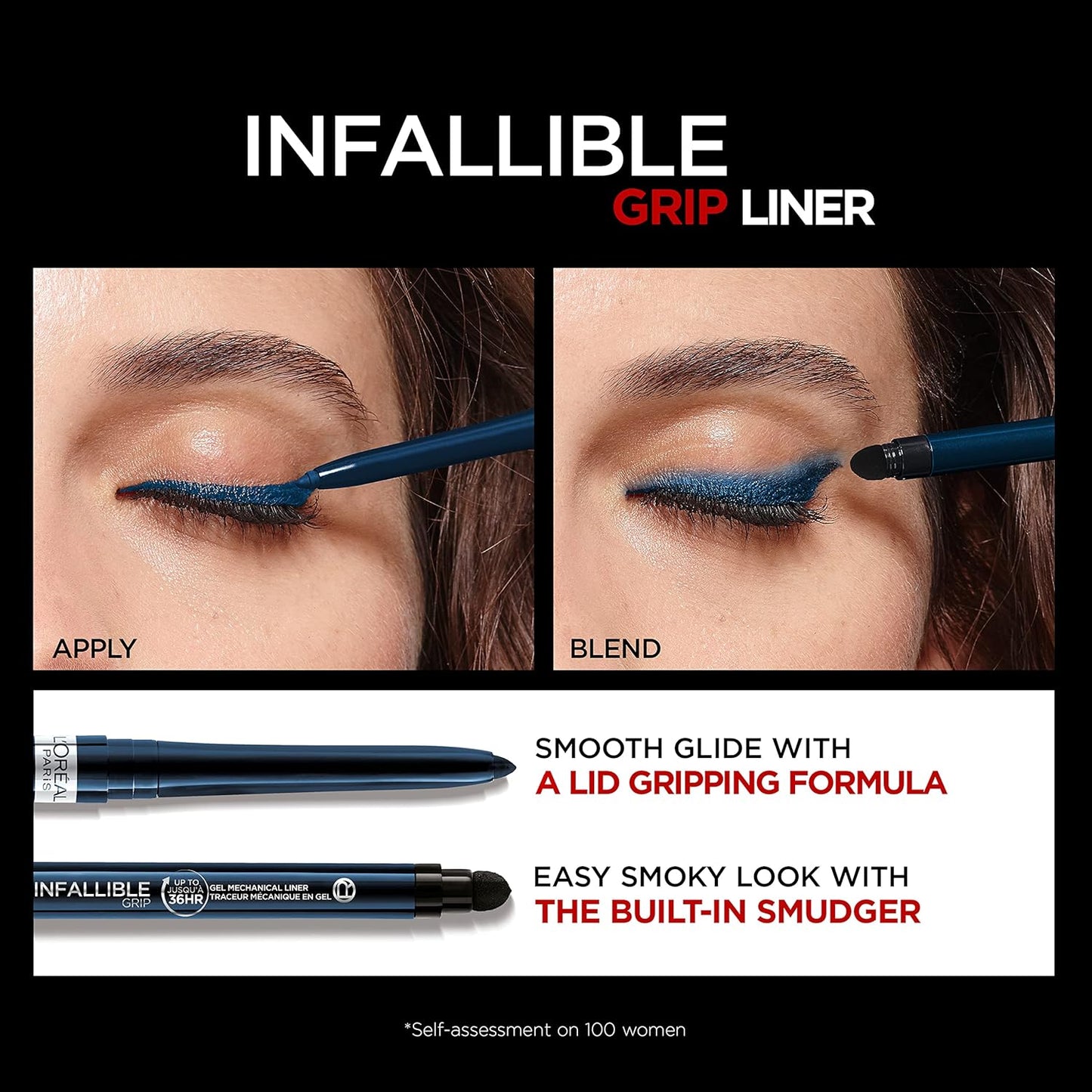 L'Oreal Paris Infallible Grip Gel Mechanical Up To 36HRs Eyeliner,