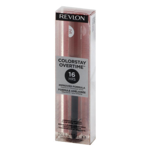 Revlon Liquid Lipstick with Clear Lip Gloss,