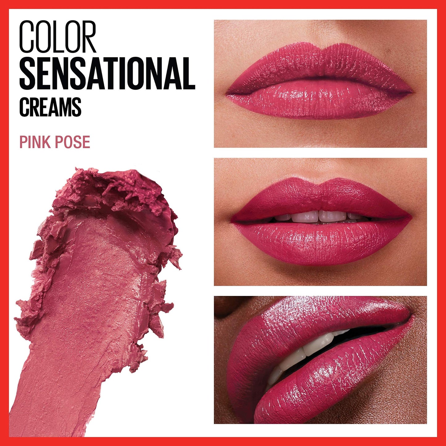 Maybelline NEW YORK Color Sensational Lipstick, 200 Rose Embrace - 295 BRONZED