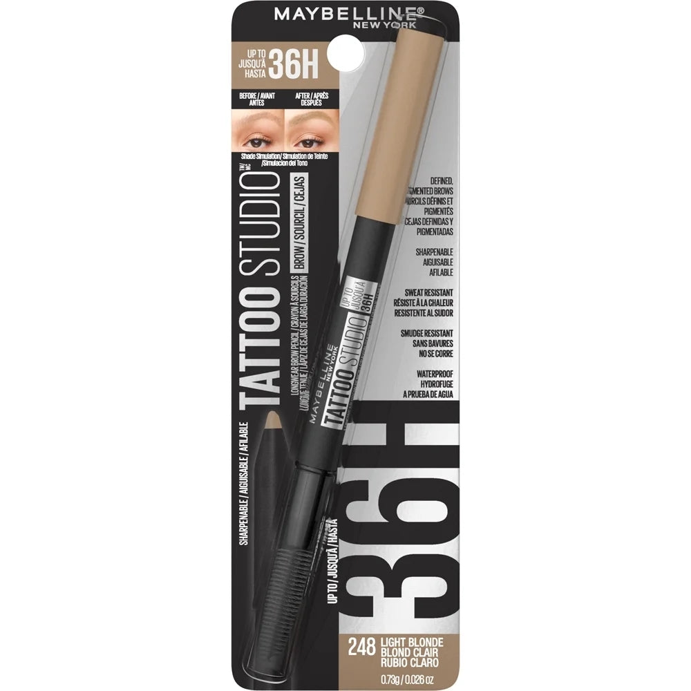 Maybelline Tattoo Studio 36HR Pigment Brow Pencil,