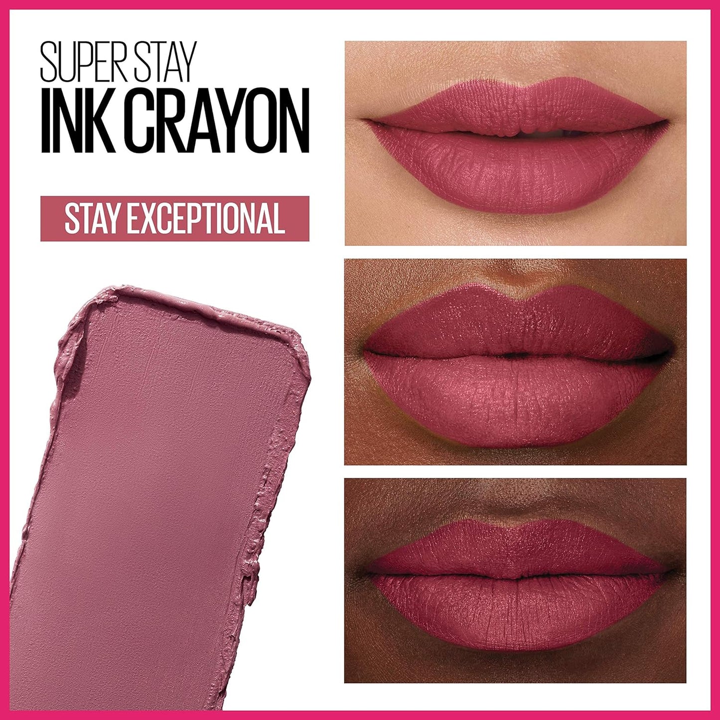 Maybelline SuperStay Ink Crayon Matte Lipstick,