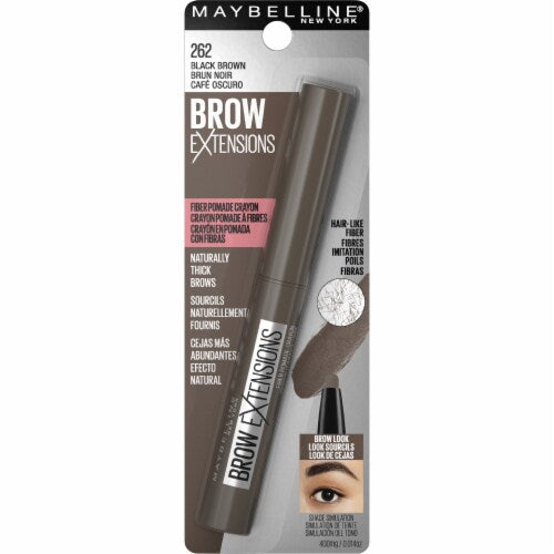 Maybelline Brow Extensions Fiber Pomade Crayon Eyebrow Makeup,