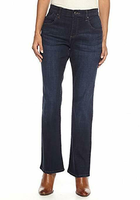 LEE Women's Petite Comfort Fit Nellie Barely Bootcut Jean Pant,