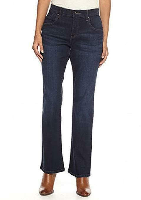 LEE Women's Petite Comfort Fit Nellie Barely Bootcut Jean Pant,