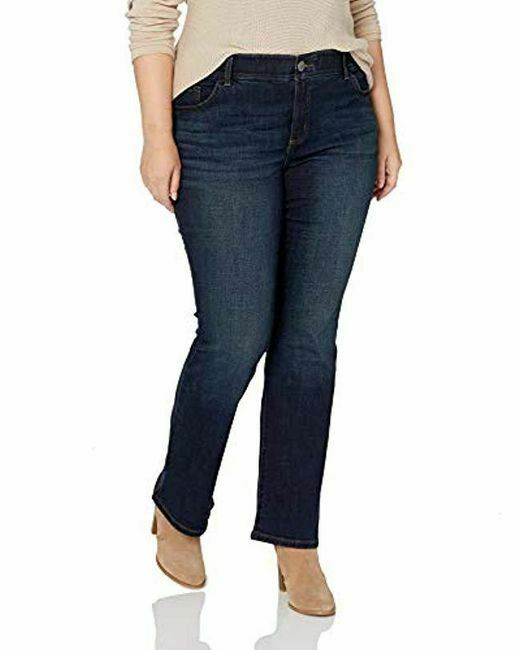 LEE Women's Petite Comfort Fit Nellie Barely Bootcut Jean Pant,
