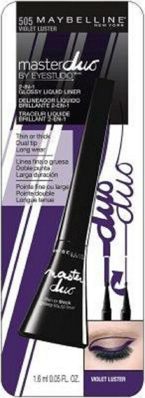 Maybelline Master Duo 2-in-1 Glossy Liquid Liner,