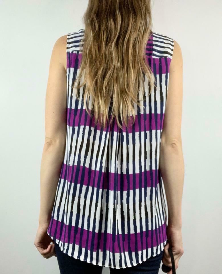 Alfani Petite Front-Zip Sleeveless Top, Size PP