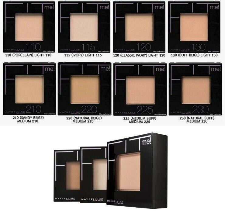 Maybelline Fit Me! Set + Smooth Normal to Dry Powder Foundation,