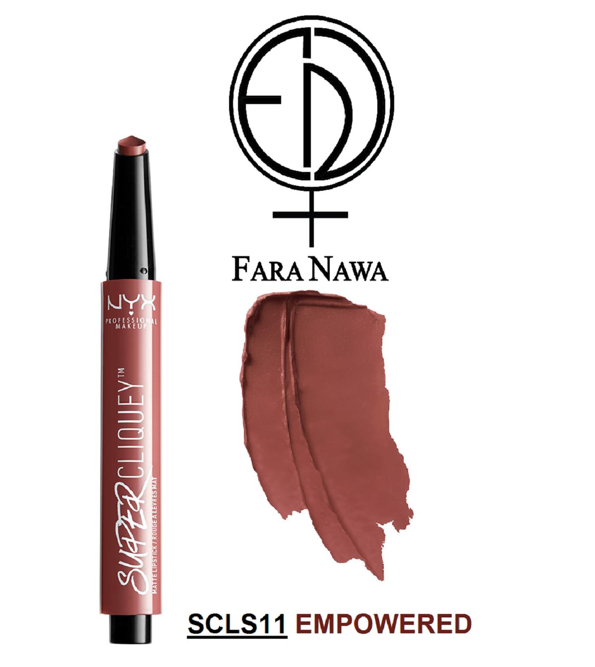 NYX PROFESSIONAL MAKEUP SUPER CLIQUEY MATTE LIPSTICK,