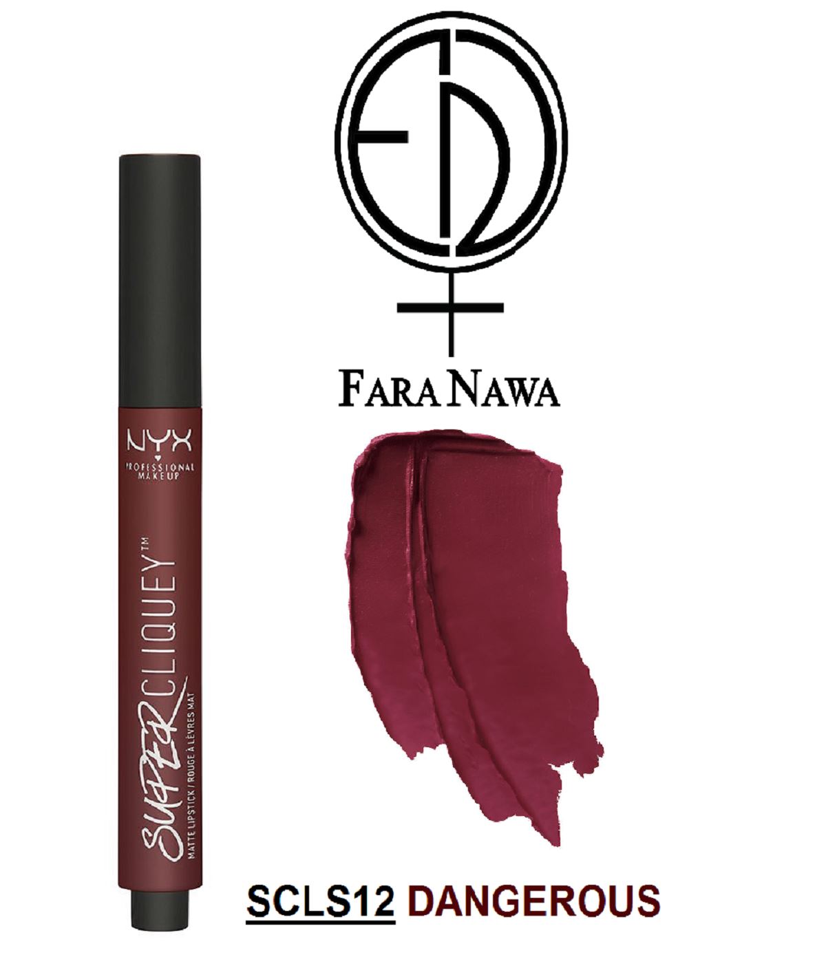 NYX PROFESSIONAL MAKEUP SUPER CLIQUEY MATTE LIPSTICK,
