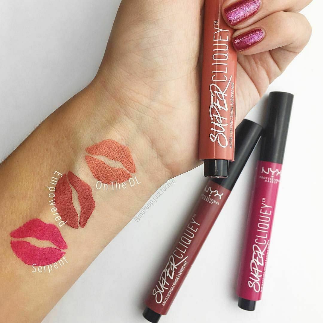 NYX PROFESSIONAL MAKEUP SUPER CLIQUEY MATTE LIPSTICK,