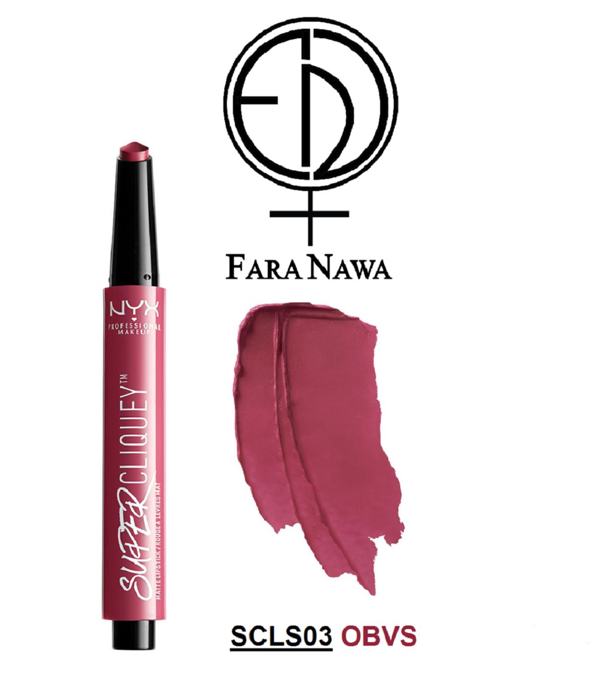NYX PROFESSIONAL MAKEUP SUPER CLIQUEY MATTE LIPSTICK,