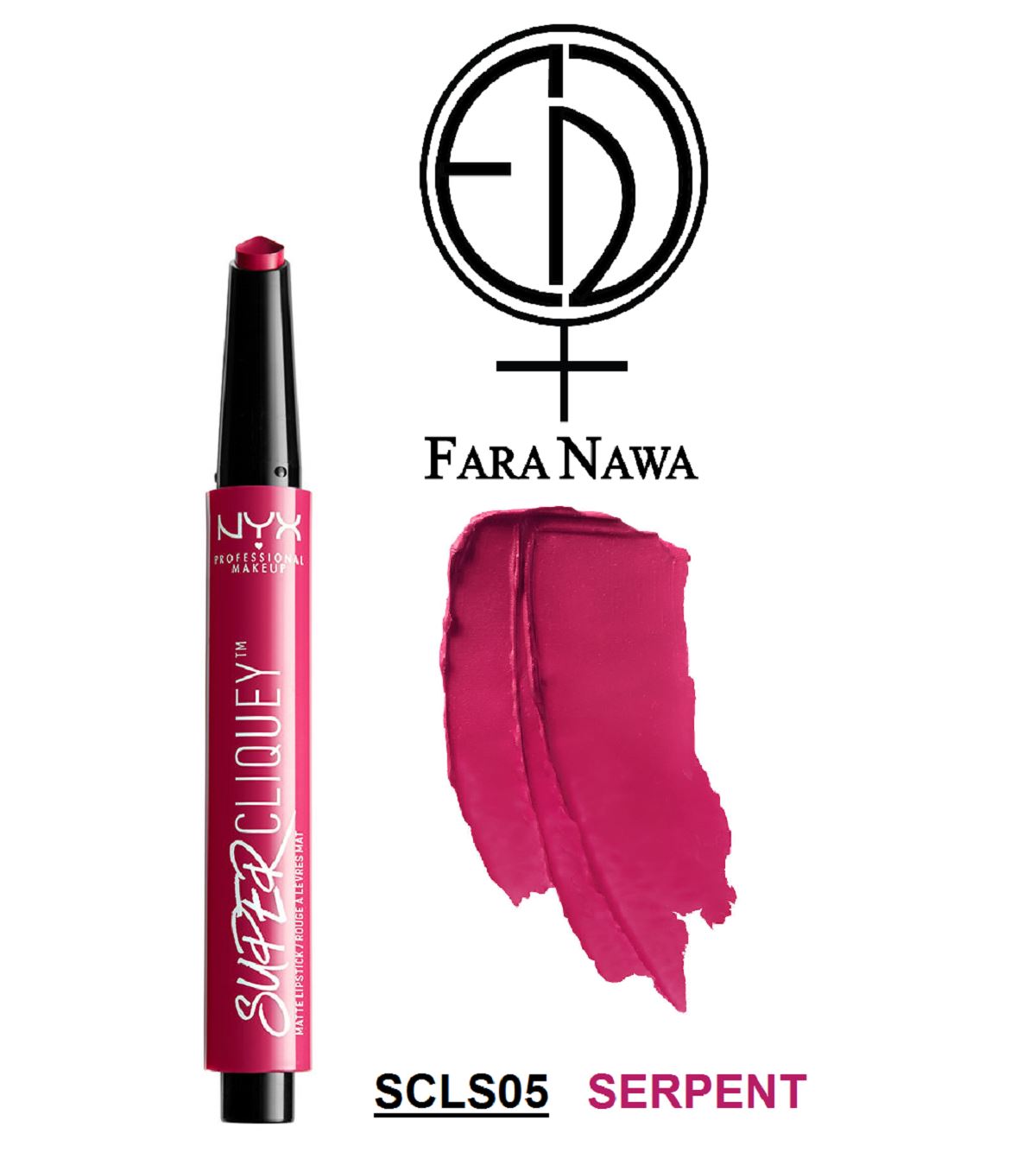 NYX PROFESSIONAL MAKEUP SUPER CLIQUEY MATTE LIPSTICK,