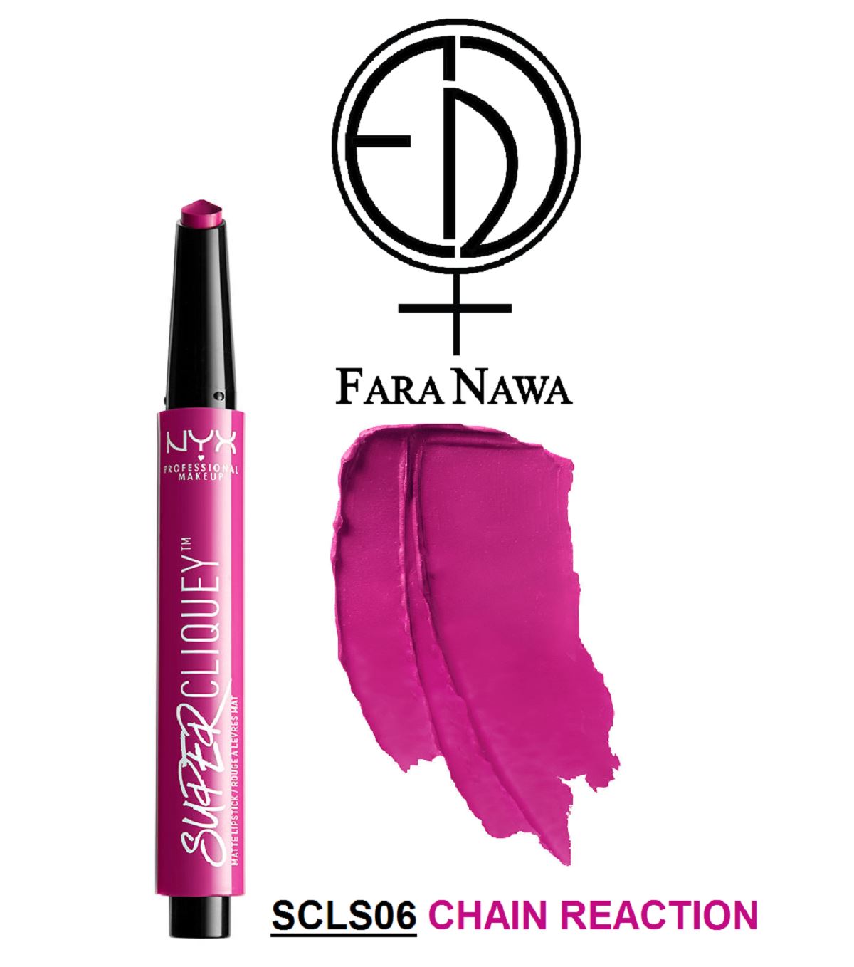 NYX PROFESSIONAL MAKEUP SUPER CLIQUEY MATTE LIPSTICK,