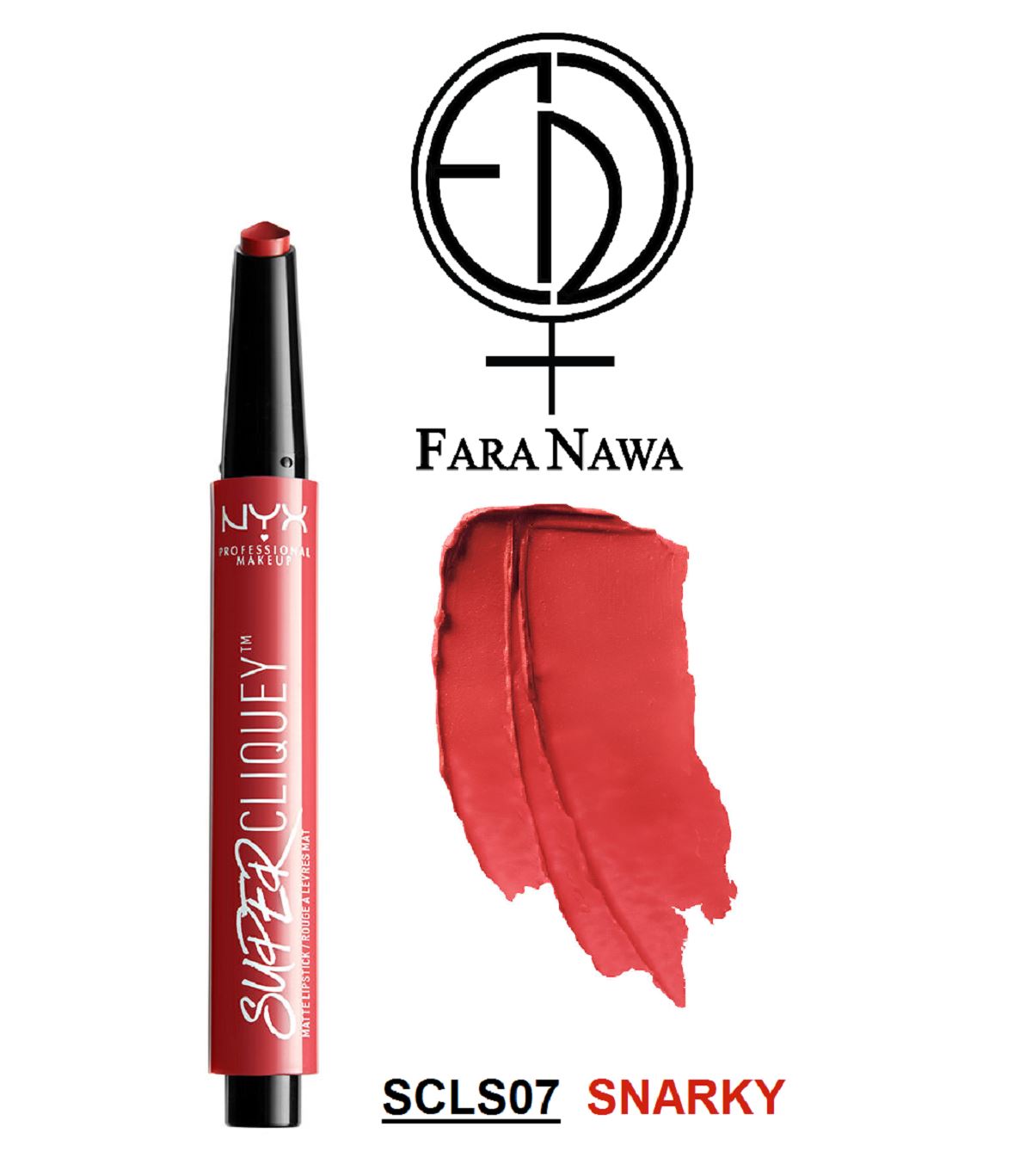 NYX PROFESSIONAL MAKEUP SUPER CLIQUEY MATTE LIPSTICK,