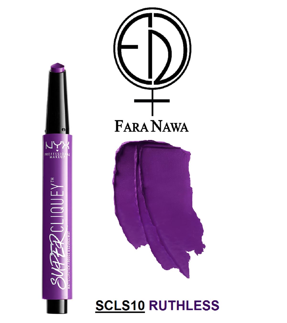 NYX PROFESSIONAL MAKEUP SUPER CLIQUEY MATTE LIPSTICK,